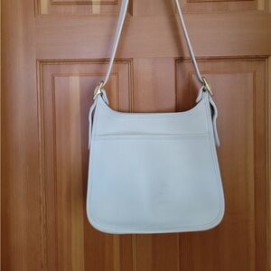 Vintage Coach Legacy shoulder bag, leather, white